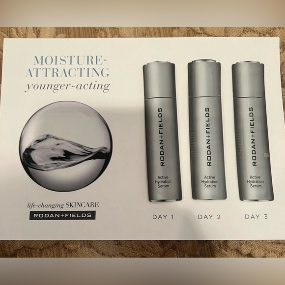 Rodan + Fields  NWT two sample sheet 3 days active hydration serum - Picture 3 of 8